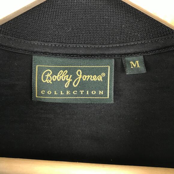 Bobby Jones Black US Open Polo Golf Shirt - Picture 4 of 5